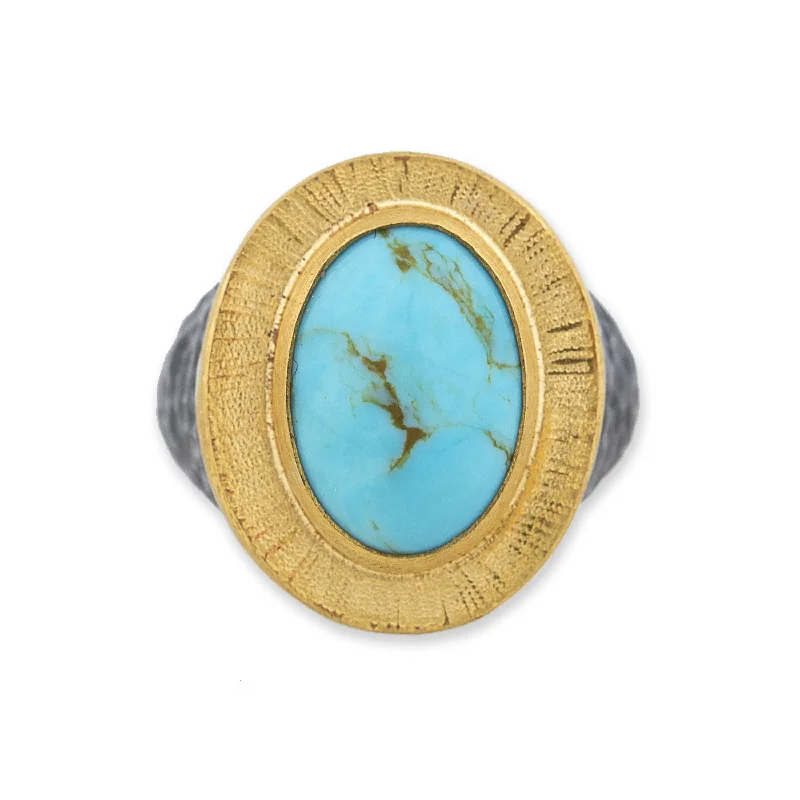 diamond rings for women -Lika Behar Turquoise Cocktail Ring