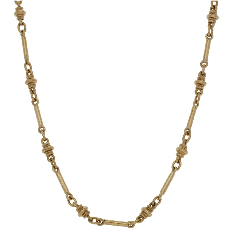 cute necklaces for women -9ct Gold Fancy Necklace 20"