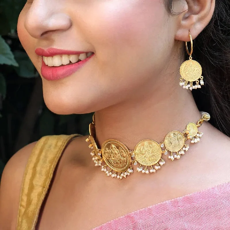 intricate earrings for women -Kuber Silver Coin Hoops Earring