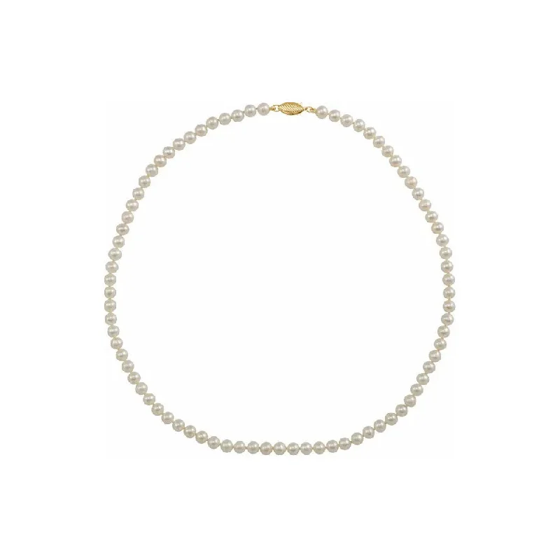 gold chain necklaces for women -Yellow Freshwater Pearl Necklace