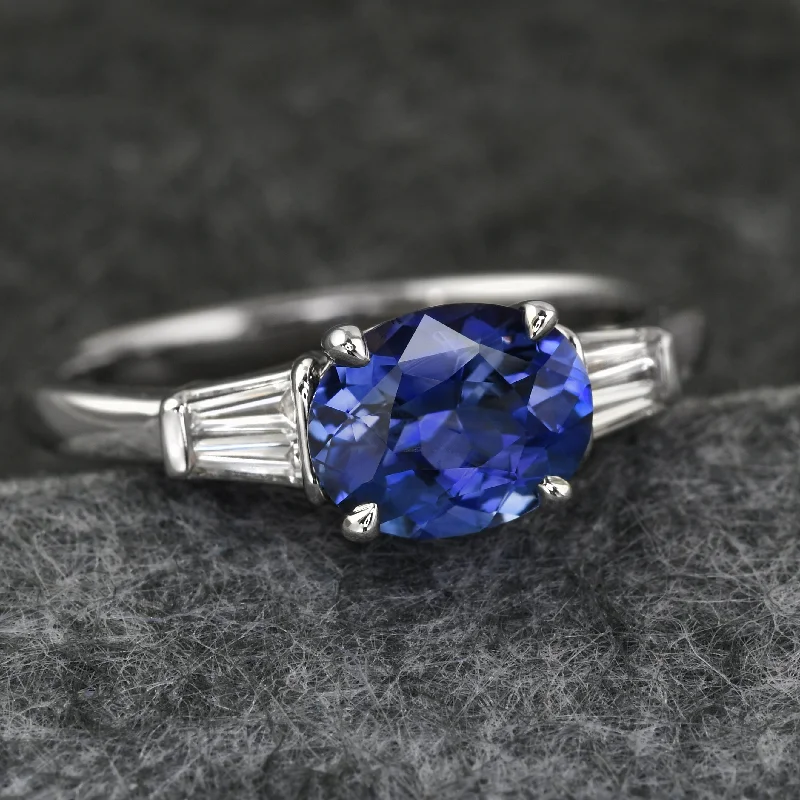 elegant rings for women -Beguiling Blue Sapphire Ring