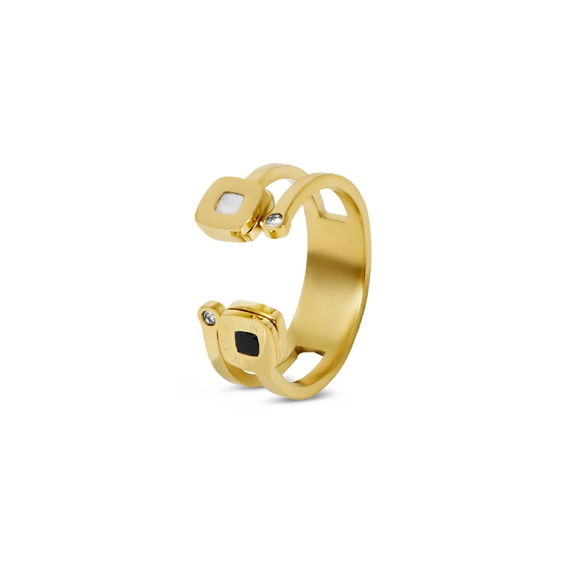 gemstone rings for women -Venice Ring - Gold