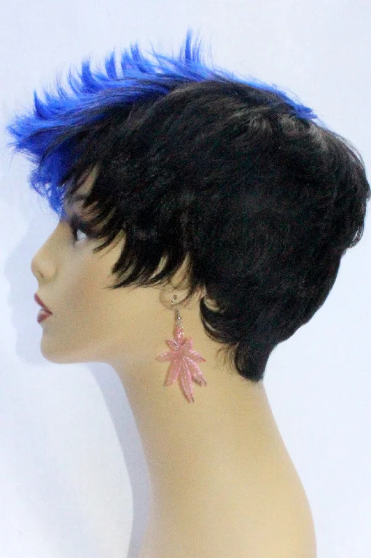 tassel earrings for women -Pot Leaf Earrings