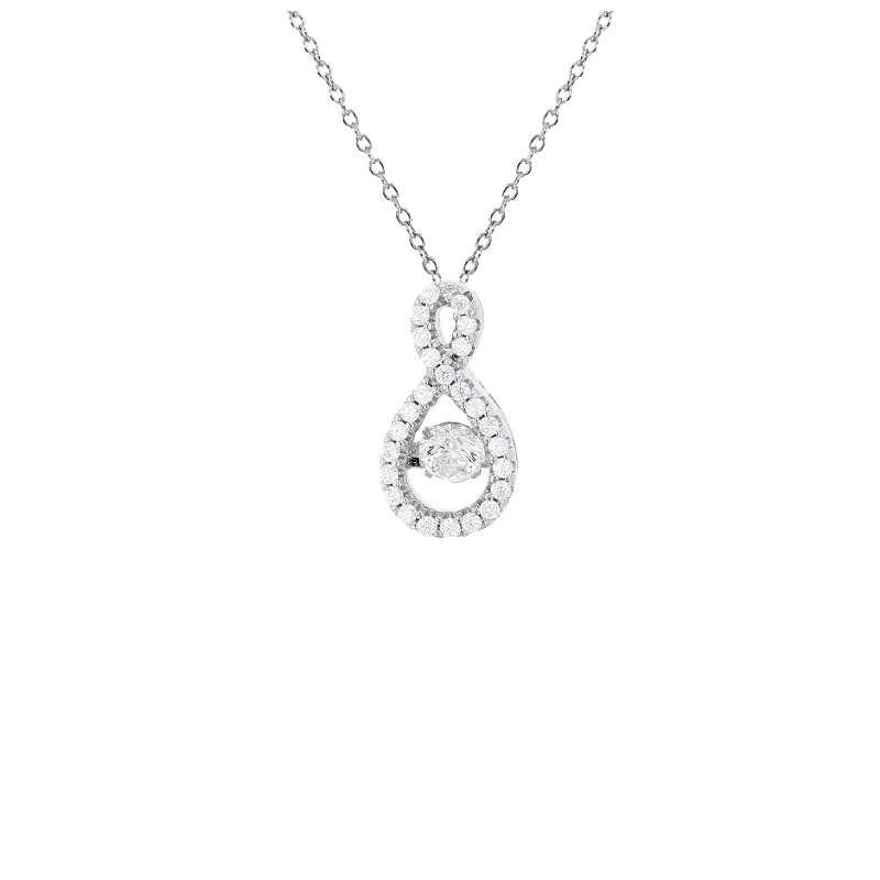 infinity pendant necklaces for women -Infinity Necklace (Silver)