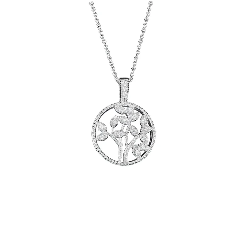 name necklaces for women -Trees of Life Necklace (Silver)