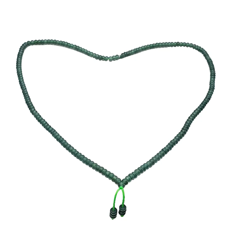 geometric necklaces for women -Jade Beads Necklace