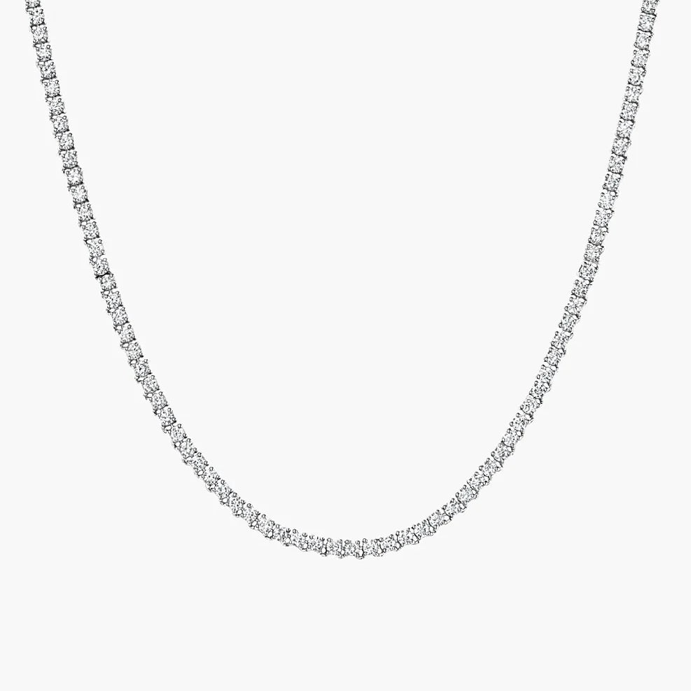 cute charm necklaces for women -[1.7 mm] Diamond Tennis Necklace (14K)