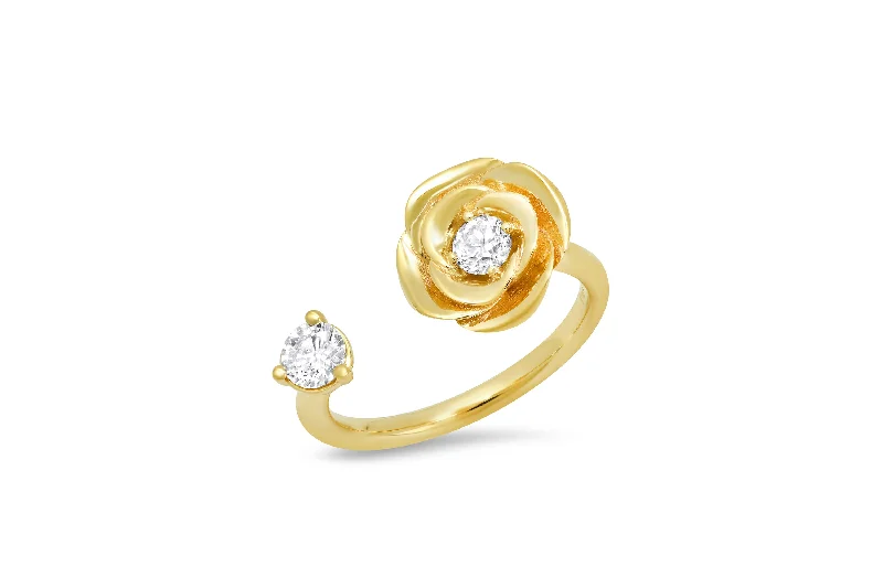 band rings for women -Rose Ring