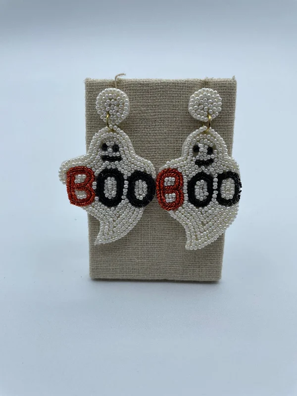 rhinestone earrings for women -Boo Earrings