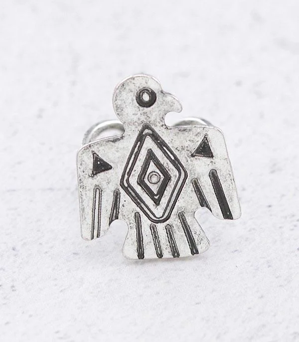 carved rings for women -Thunderbird Ring