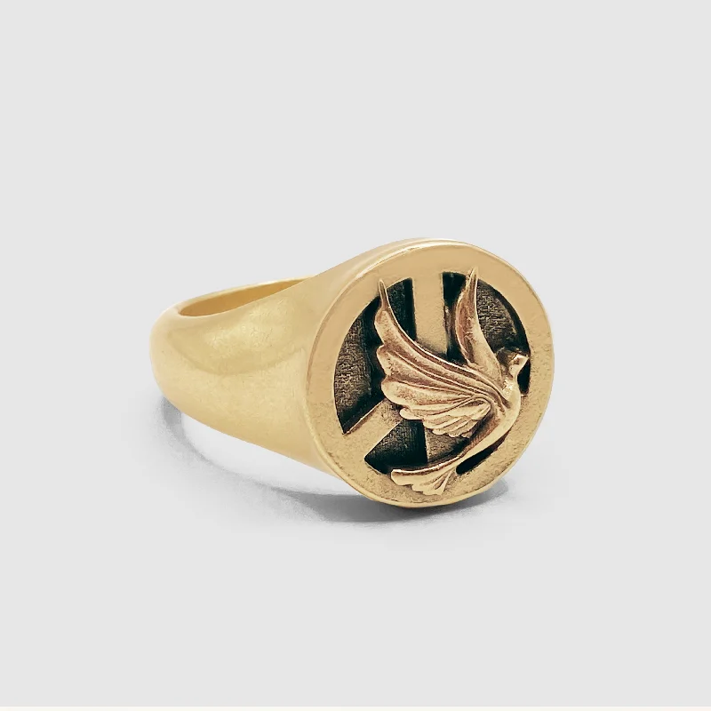 band rings for women -Freedom Ring (Gold)