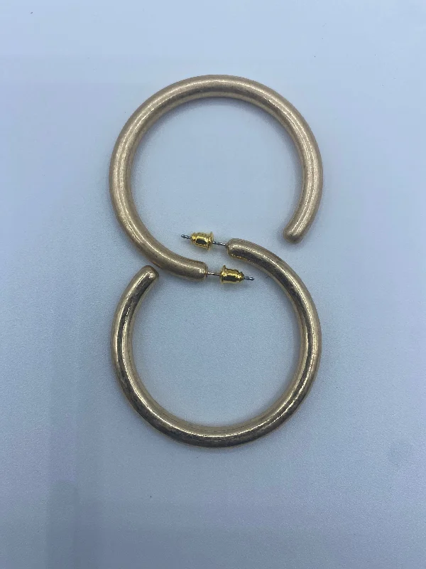 rose gold hoop earrings for women -60mm Gold Hoop Earrings