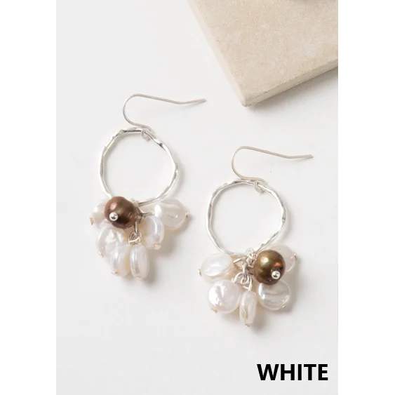 small earrings for women -Simply Noelle Garden Party Pearl Earrings