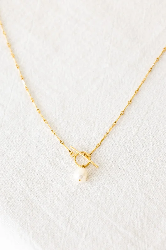 birthstone pendant necklaces for women -Pearl Knot Necklace