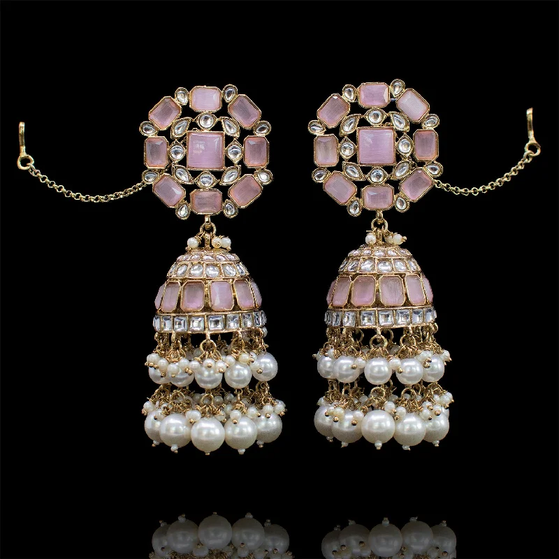 rose gold earrings for women -Linya Earrings - Available in 2 Colors