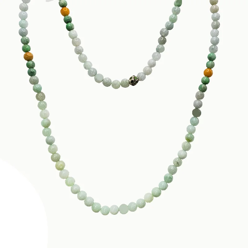 holiday necklaces for women -Jade Beads Necklace