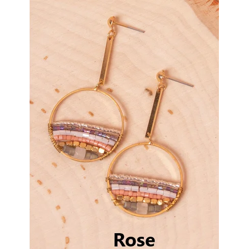 elegant drop earrings for women -Simply Noelle Around the World Earrings