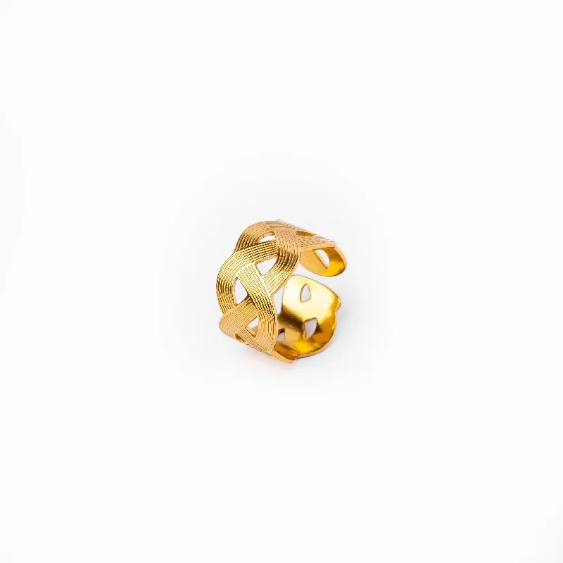 minimalist rings for women -Casablanca Ring 18k Gold Plated - Gold