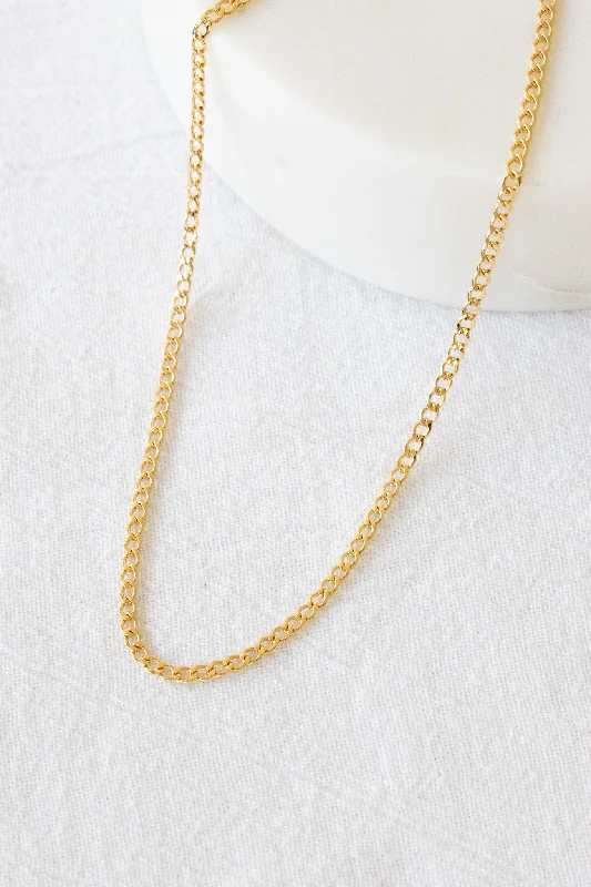 gold plated necklaces for women -Endless Necklace