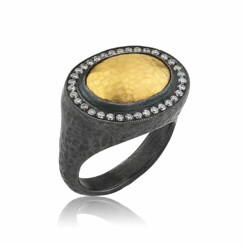 silver rings for women -Lika Behar Pompei Ring