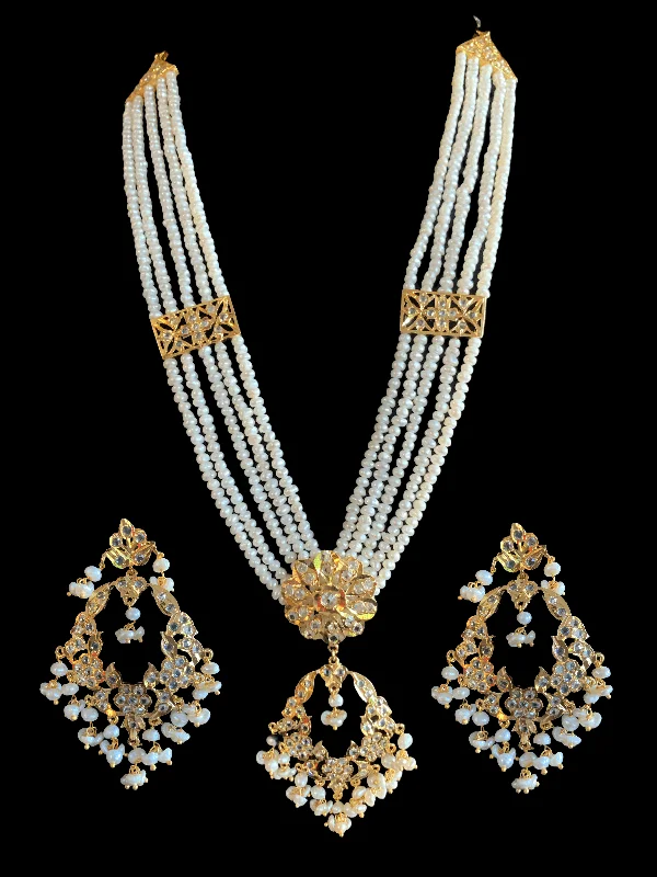 pendant necklaces for women -LN81 Madhuri long necklace in fresh water pearls (SHIPS IN 4 WEEKS  )