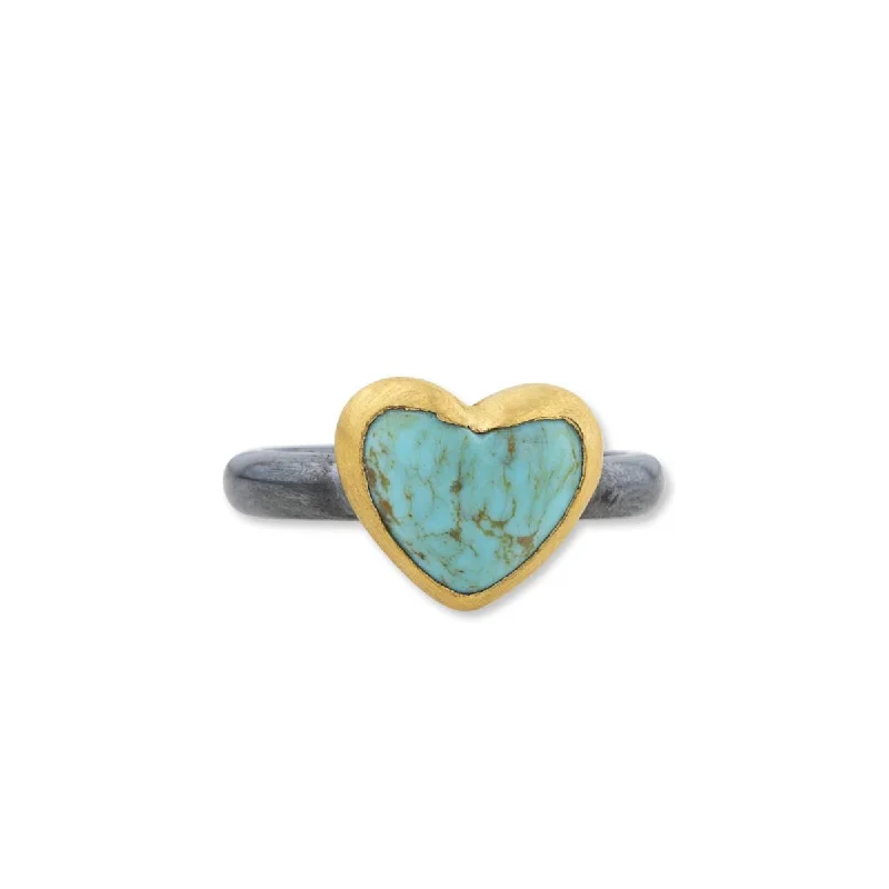 emerald rings for women -Lika Behar "My Love" Kingman Turquoise Ring