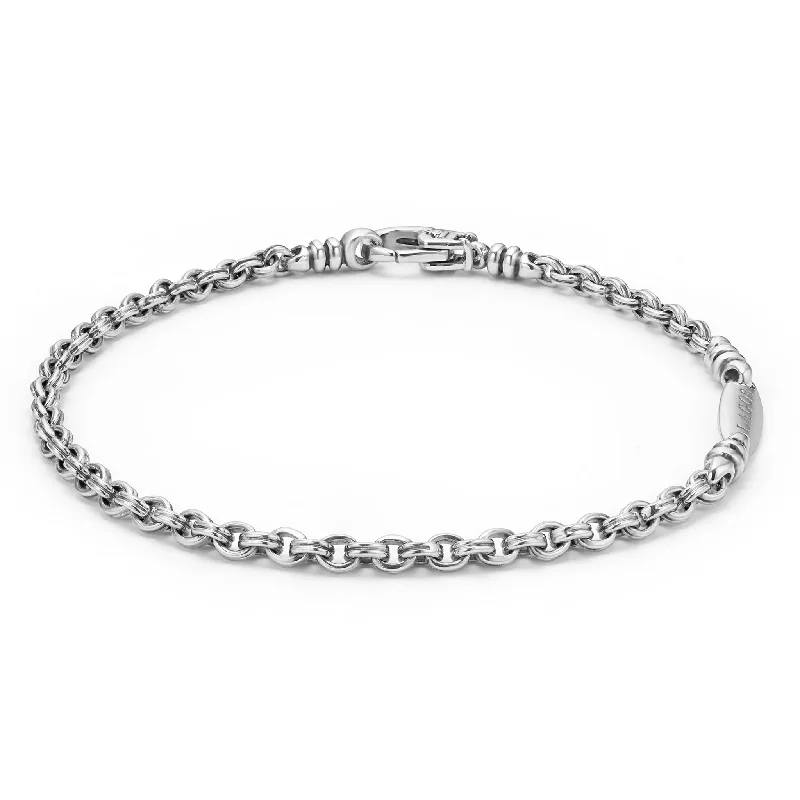 bohemian bracelets for women -Double Link Chain Bracelet | 3mm