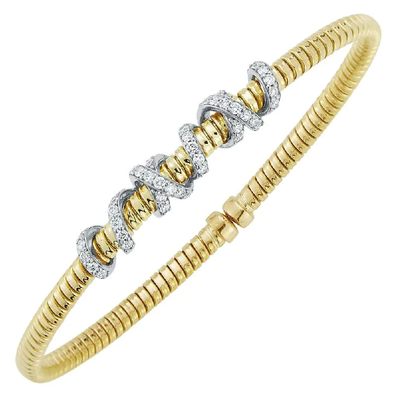 luxury bracelets for women -Diamond Cuff Bracelet