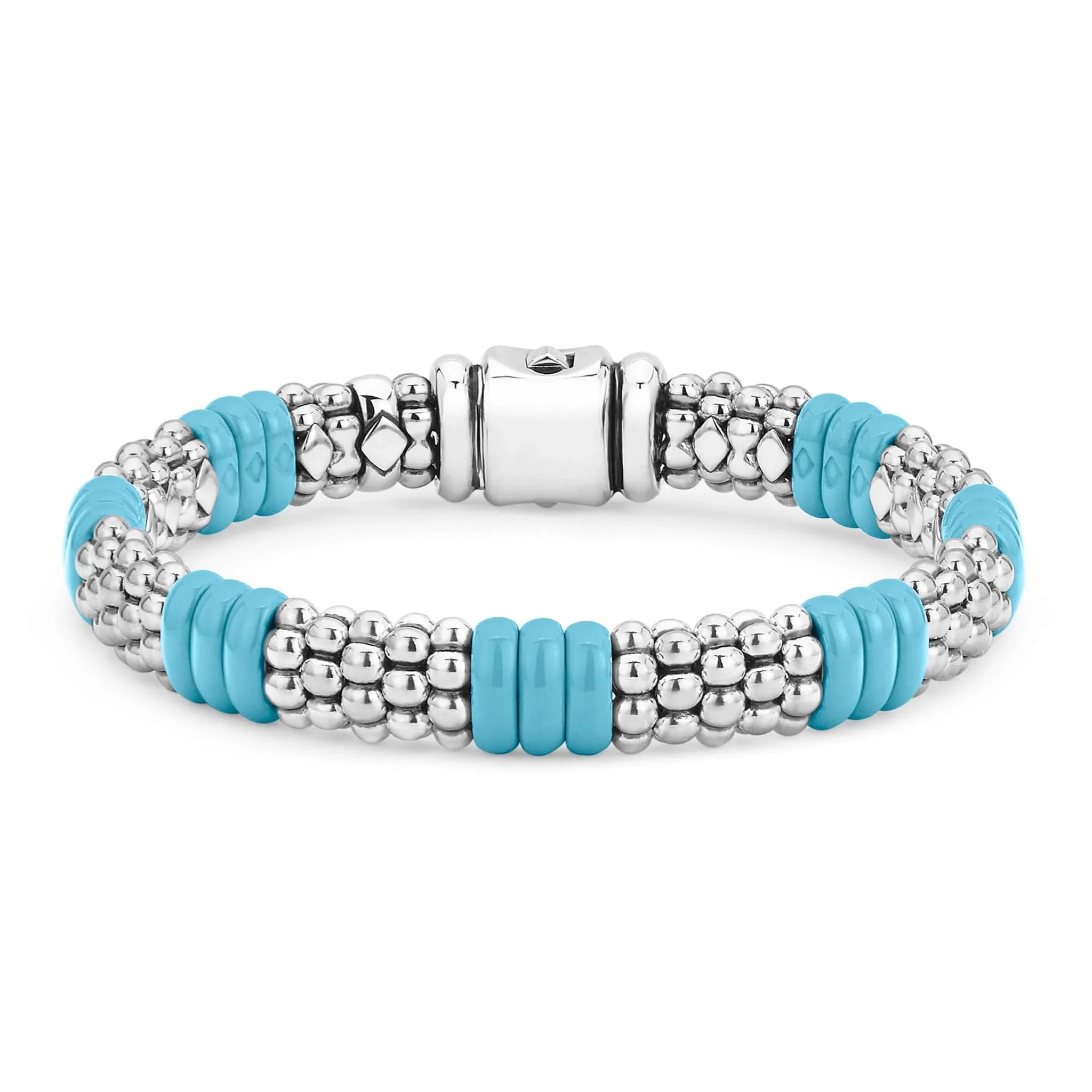 fashionable bracelets for women -Ceramic Caviar Beaded Bracelet | 9mm