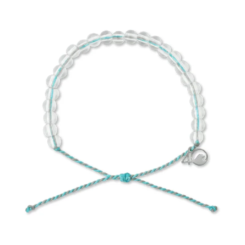 beaded bangles for women -4Ocean Dolphin Light Blue & Grey Beaded Bracelet