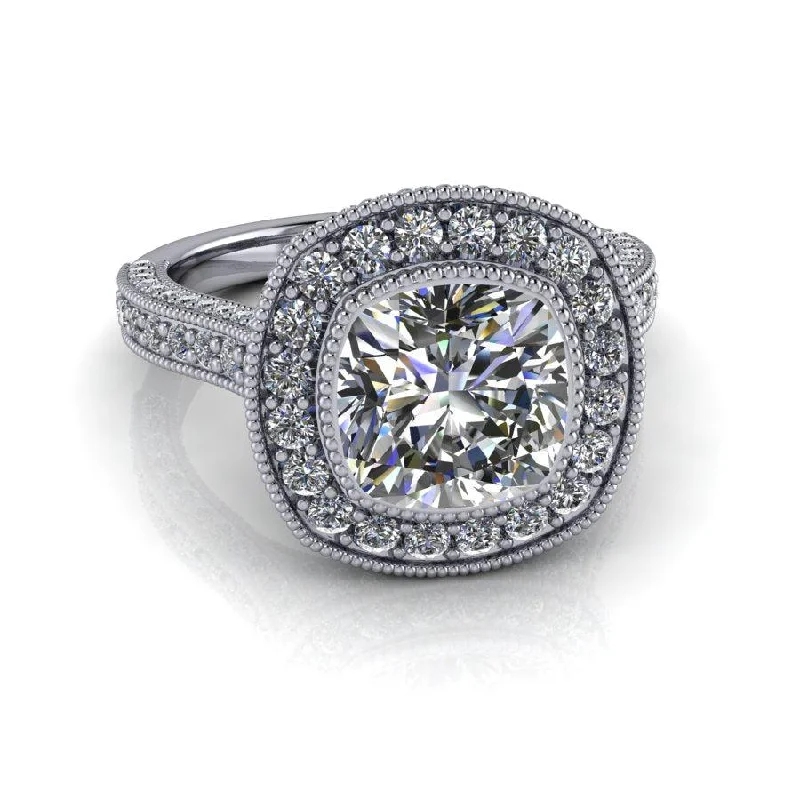 affordable engagement rings for women -Angel No. 1 Moissanite Ring