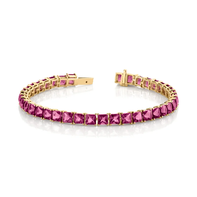 custom bracelets for women -14k Gold Rhodolite Bracelet