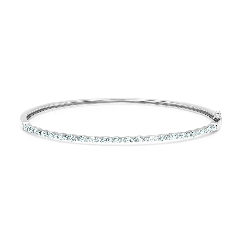 friendship bangles for women -0.95ctw Diamond Bangle Bracelet