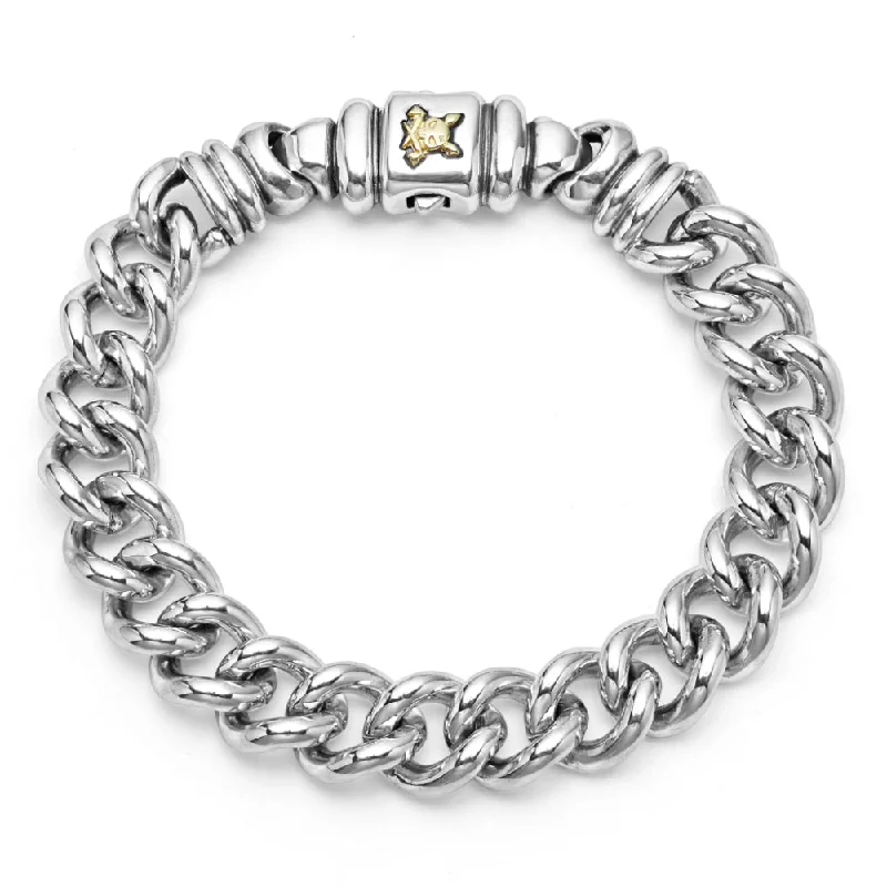 stretch bracelets for women -Lagos Anthem Curb Chain Bracelet, 12mm 