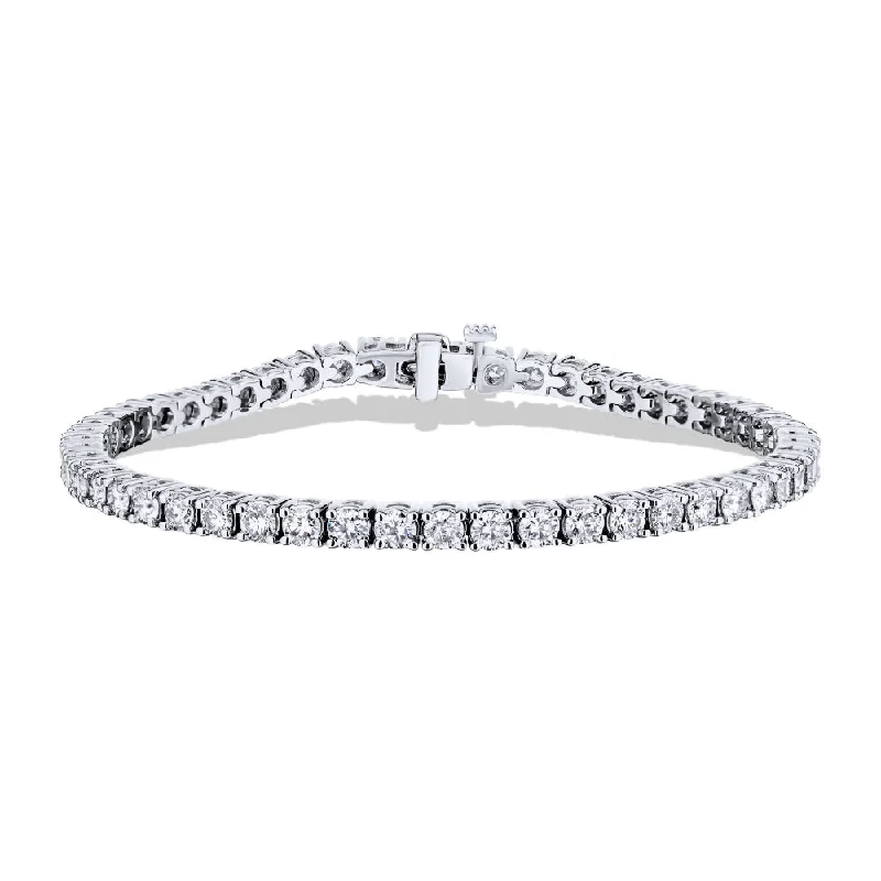 inspirational bracelets for women -18k Diamond Tennis Bracelet