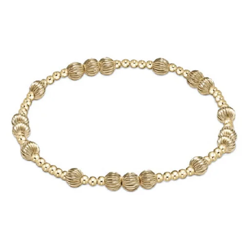 diamond bracelets for women -enewton 7.25" extends-Hope Unwritten Dignity Bead Bracelet-Gold 5mm