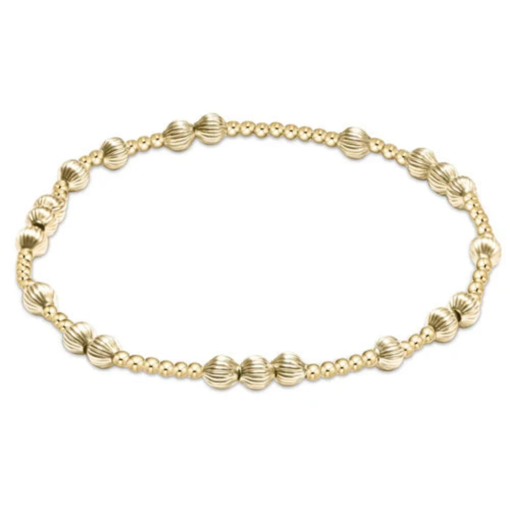 tennis bracelets for women -enewton 6.25" Hope Unwritten Dignity Bead Bracelet-Gold 4mm