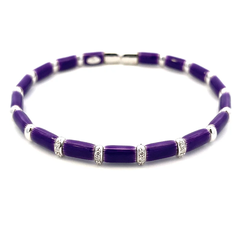 bold bracelets for women -Acai Berry Bangle Bracelet