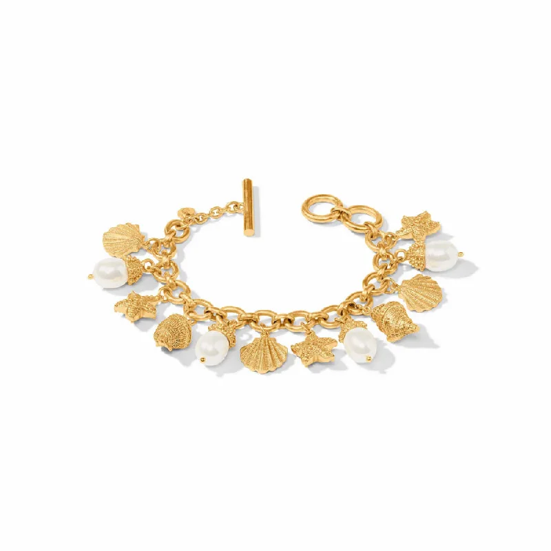 anniversary bracelets for women -Julie Vos Sanibel Charm Bracelet