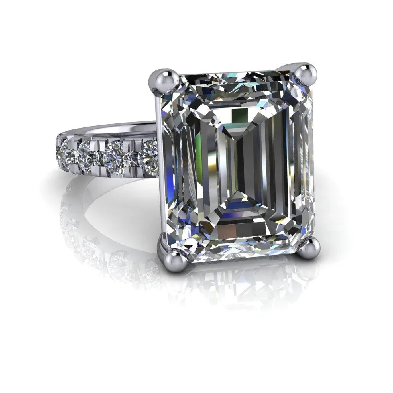 halo engagement rings for women -Marge No. 1 Moissanite Ring