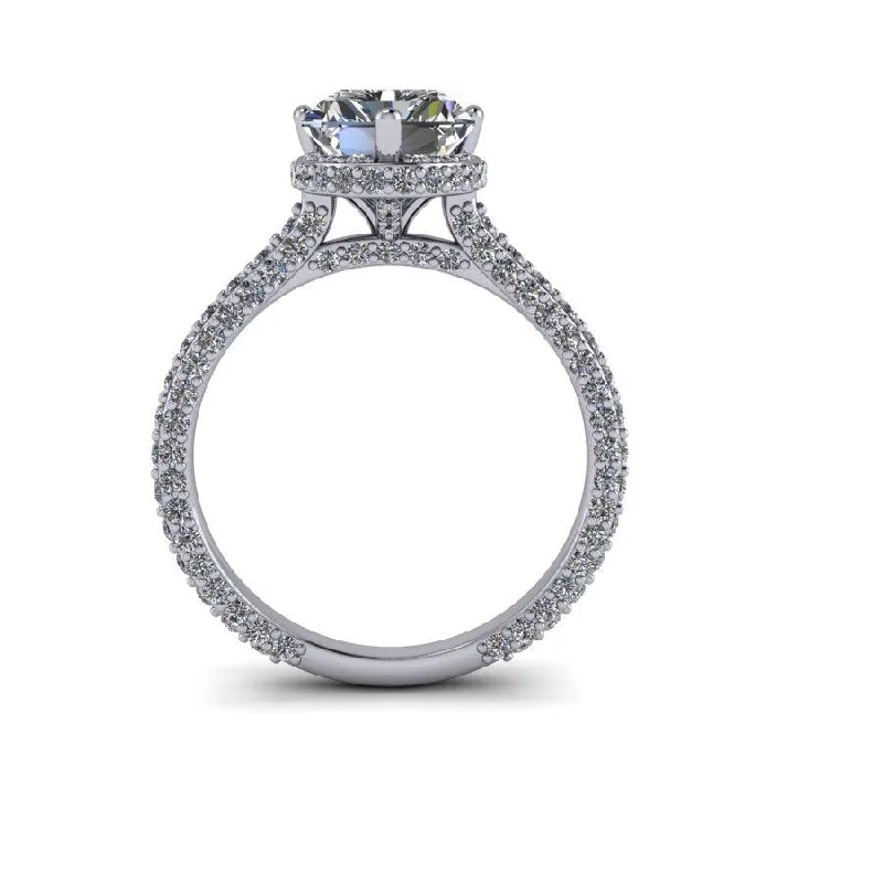 classic engagement rings for women -Sky No. 2 Moissanite Ring