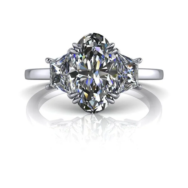 gemstone engagement rings for women -Phoenix No. 1 Moissanite Ring