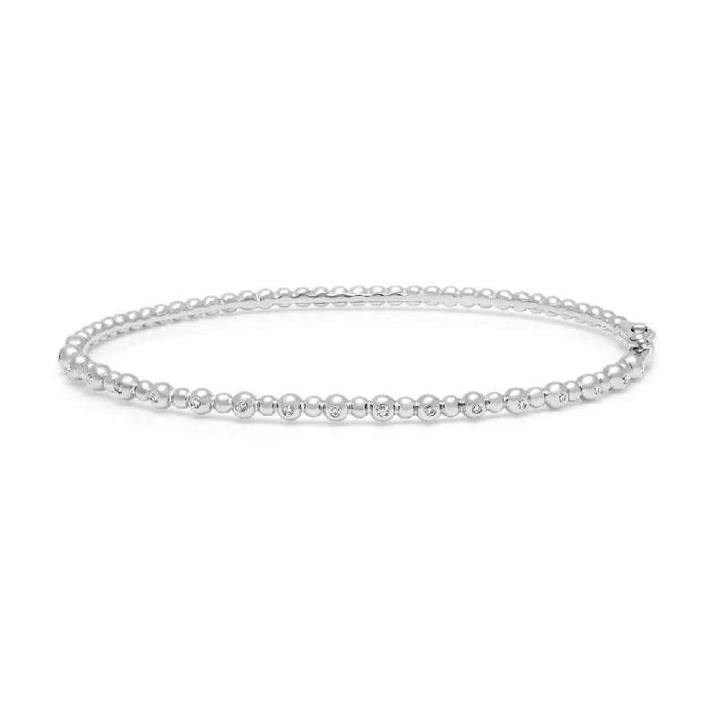 jade bracelets for women -0.06 ctw Diamond Bangle Bracelet