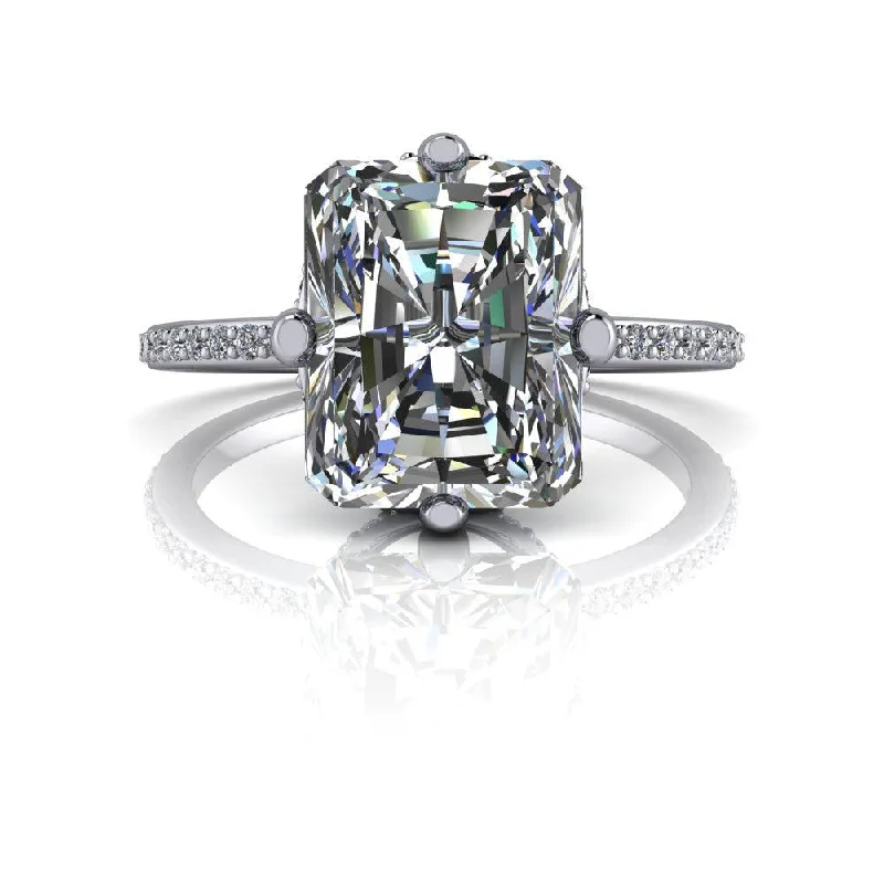 luxury engagement rings for women -Wendy No. 3 Moissanite Ring