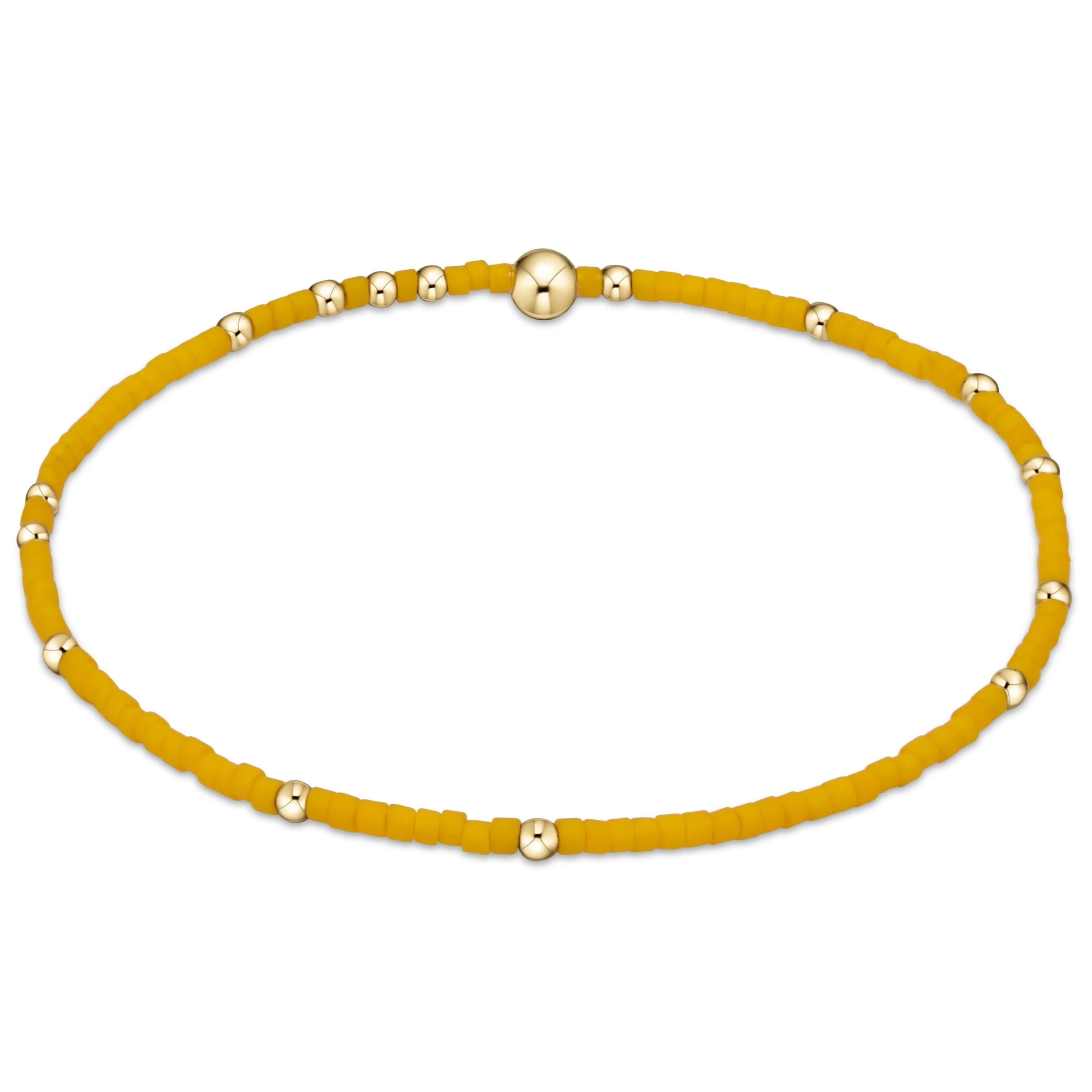 fashionable bracelets for women -enewton 7.25" extends  Gameday Hope Unwritten Bracelet - Golden Yellow