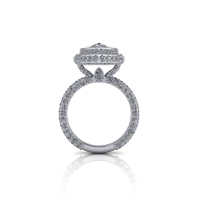 engagement rings with diamonds for women -Stella No. 1 Moissanite Ring