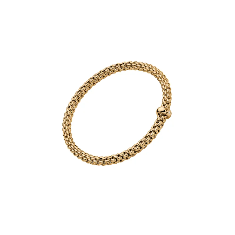 modern bracelets for women -Fope 18k Yellow Gold Flex'it Bracelet