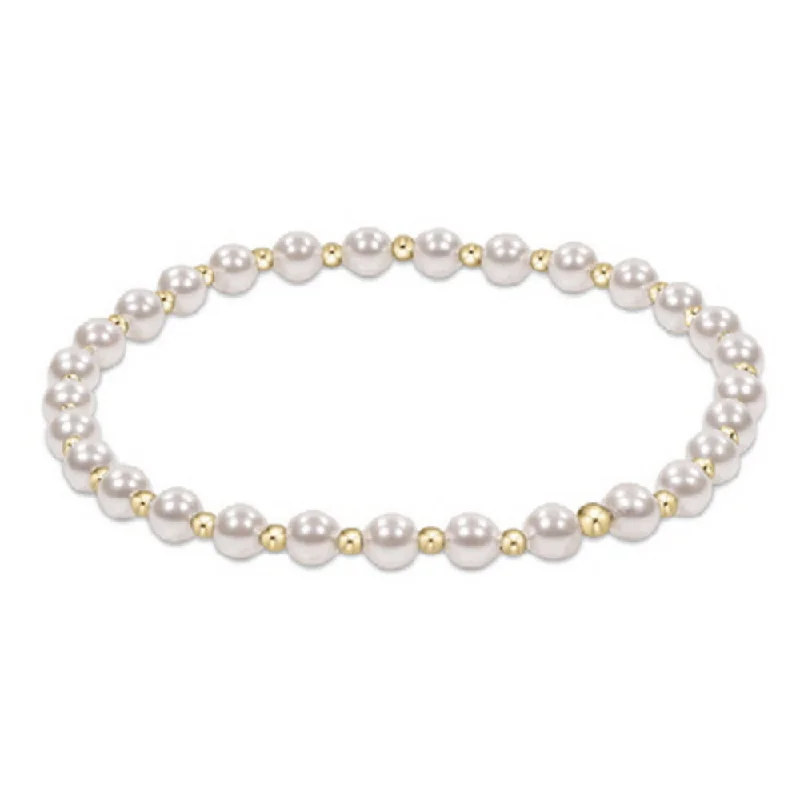 colorful bracelets for women -enewton 7.25" extends Grateful Pearl Pattern 4mm Bead Bracelet