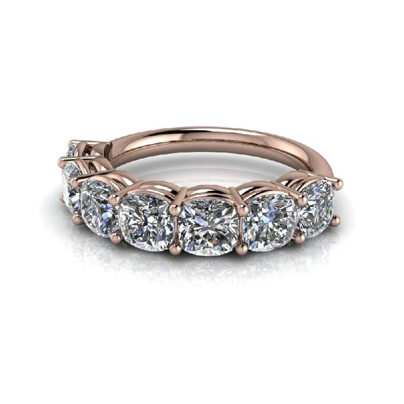 antique engagement rings for women -Keira Moissanite Anniversary Ring