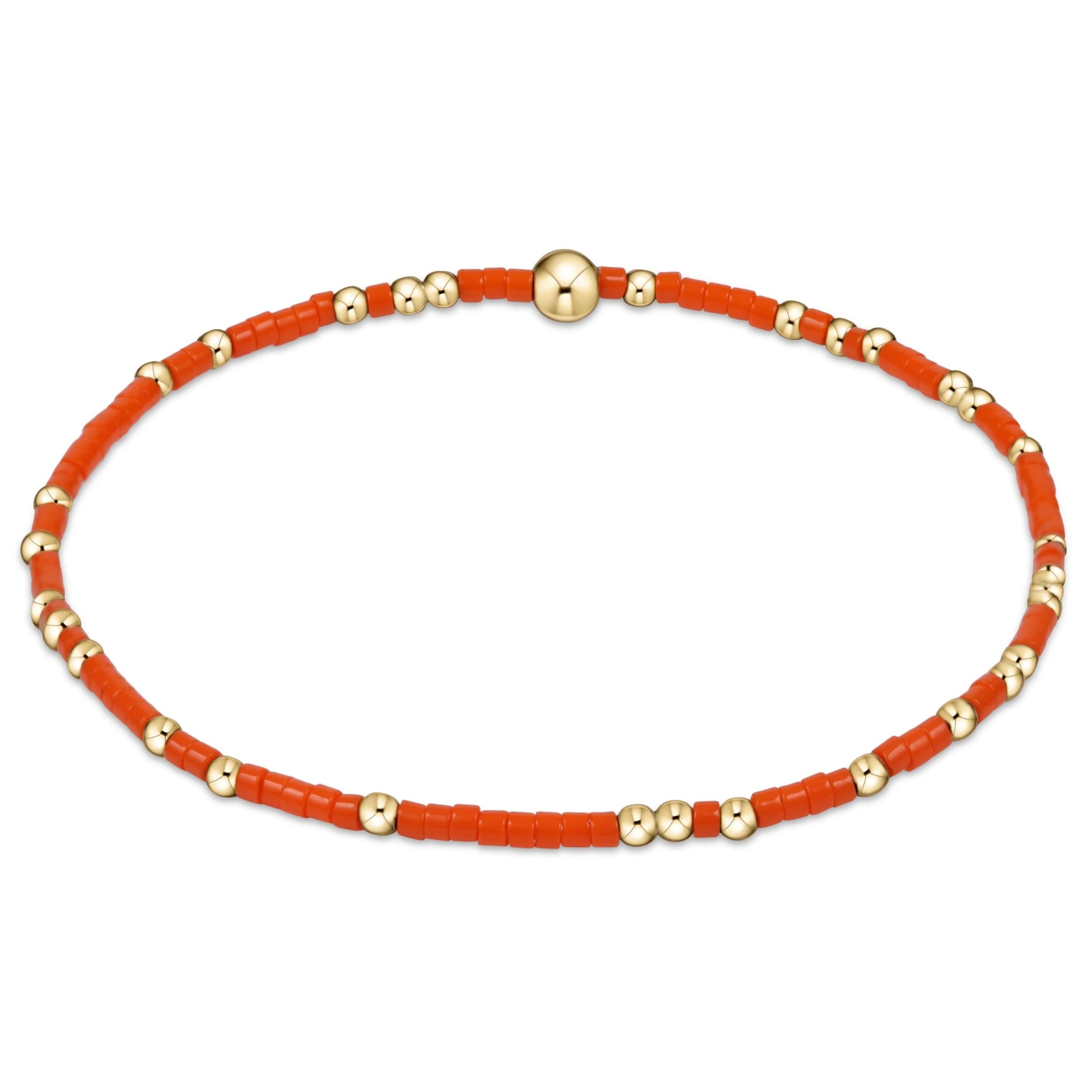 elegant bracelets for women -enewton 5.5" egirl Gameday Hope Unwritten Bracelet -Bright Orange